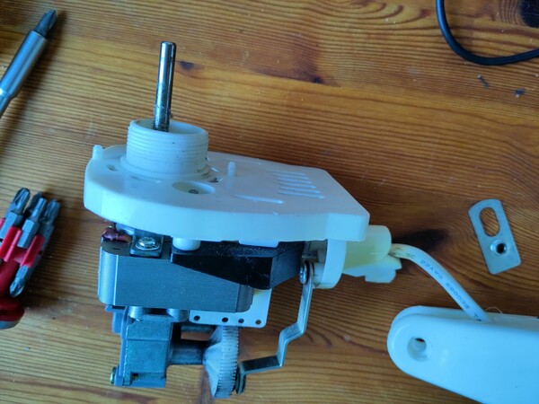 Motor from a desk fan